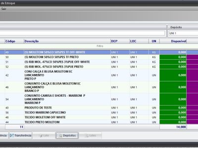 Software para Controle de Estoque